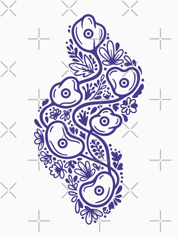 Funny Floral Rock Climbing Adventure Design by LuminOrb