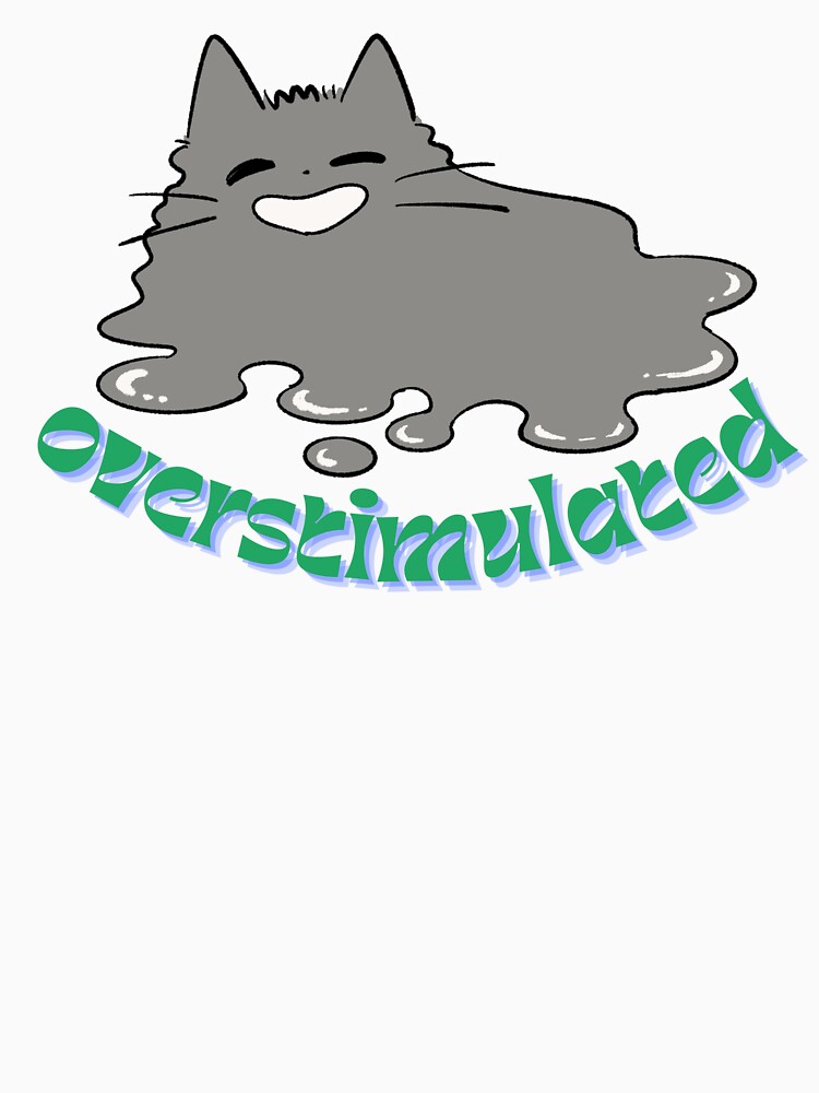 Overstimulated Puddle Cat by bandithaus