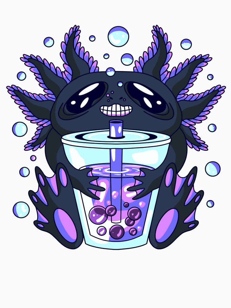 axolotl cool art by Jaslyndizon