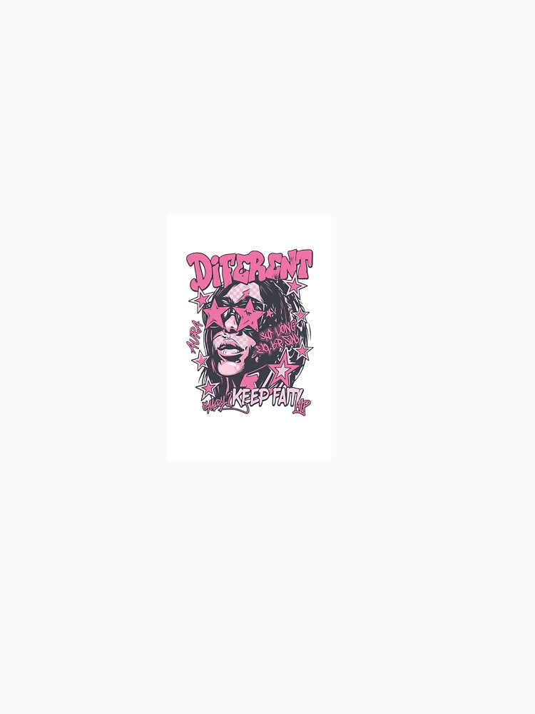 Pink Y2K Star Sunglasses Graphic Streetwear Art by Autumnn01