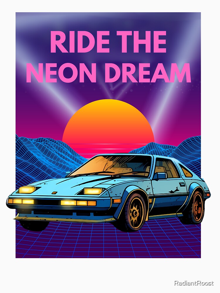 Neon Sunset Synthwave Retro by RadiantRoost