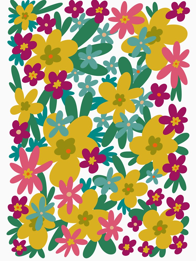 Stay Groovy Retro Flowers 90s Fall in Love 2 by PDMT
