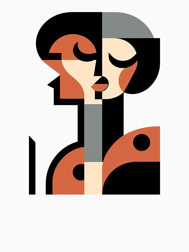 Abstract Cubic Portrait Art by OzzFrequency