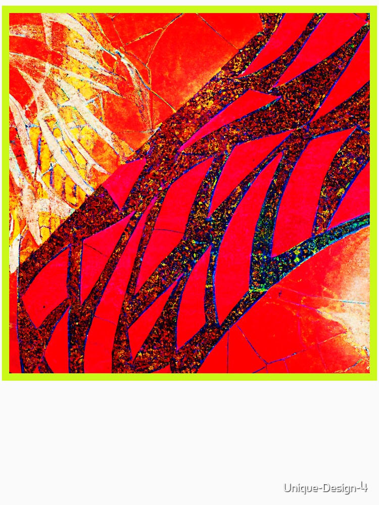 Stylish Hot Colors Pattern Art by Health And Fitness Posts e-Store
