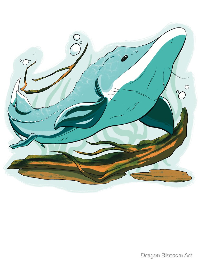 Beluga Sturgeon (Endangered Species) [NO TEXT] by Dragon Blossom Art
