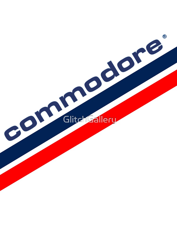 Commodore 64 Logo Slanted Retro Classic by The 8-BIT Alchemist