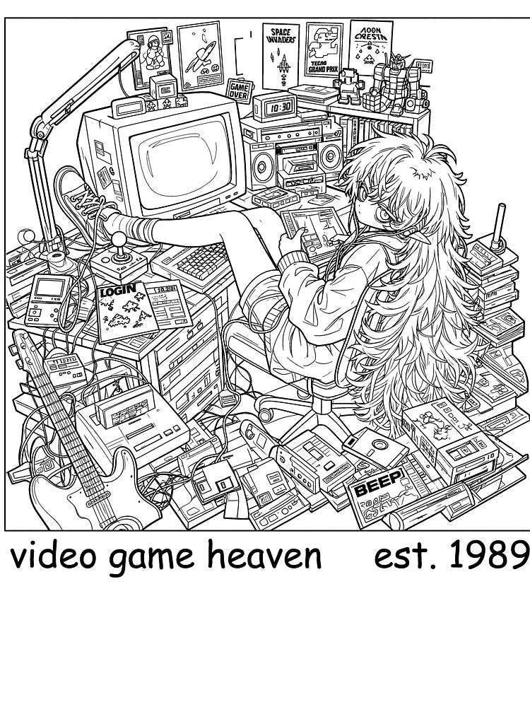 video game heaven by castillomiami