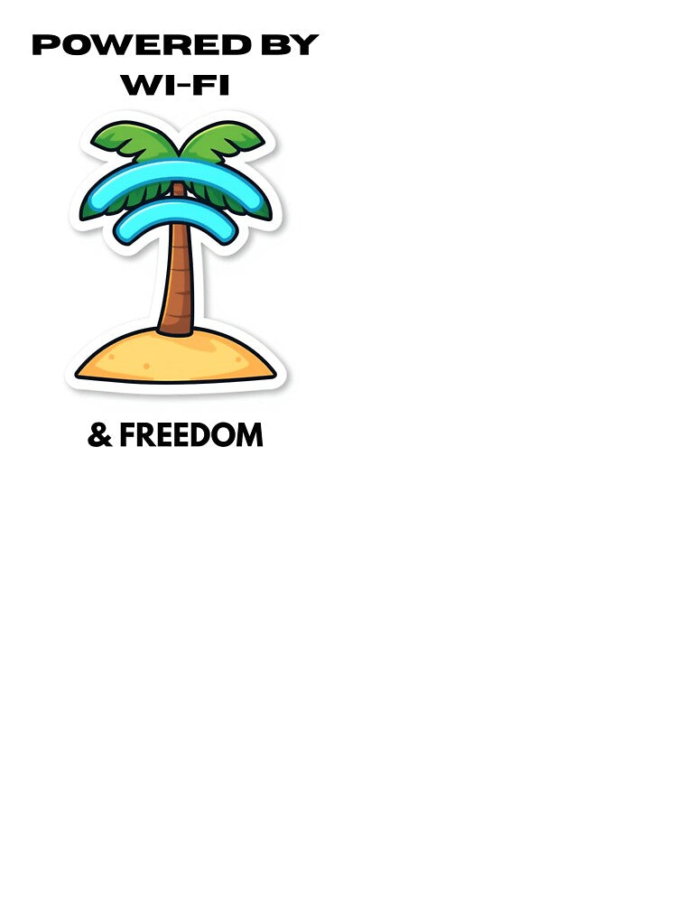 Powered By Wifi And Freedom Remote by caffeinepixels