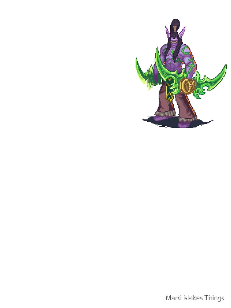 Pixel Illidan Stormrage by Marti Makes Things