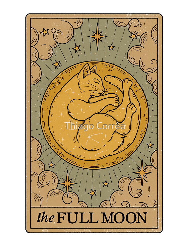 The Full Moon - Lunar Cats by Thiago Corrêa