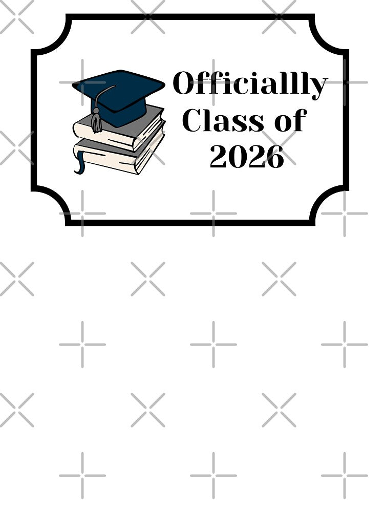 Officially Class of 2026 Sticker – Cute Senior Graduation Aesthetic Gift by Art IN Pack