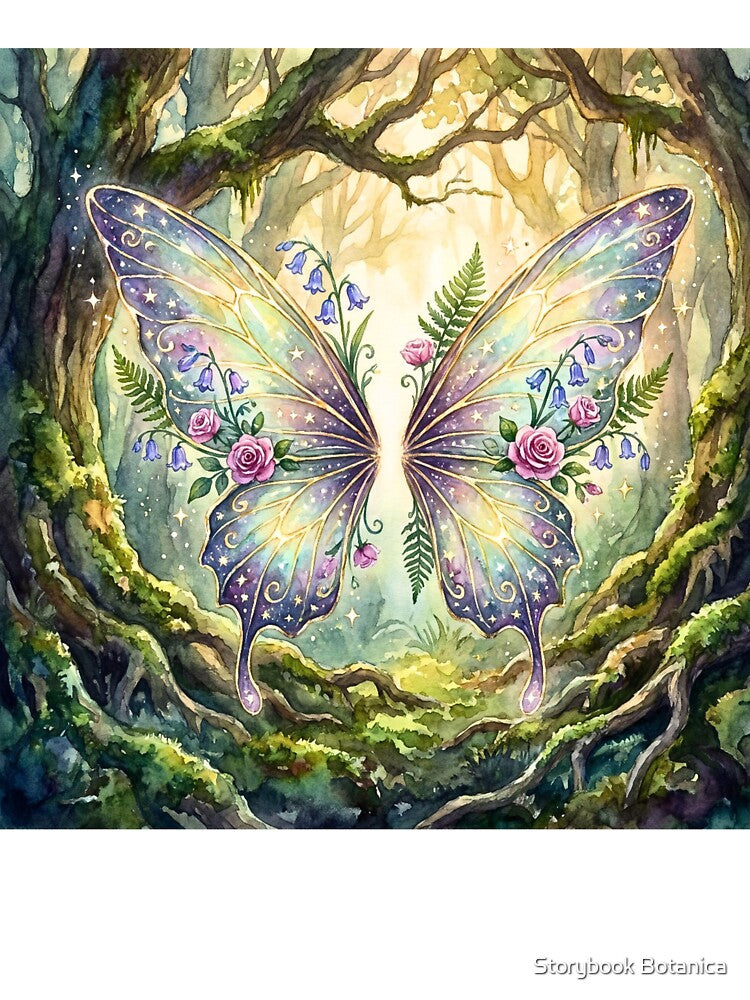 Celestial Fairy Wings Forest Fantasy by Storybook Botanica