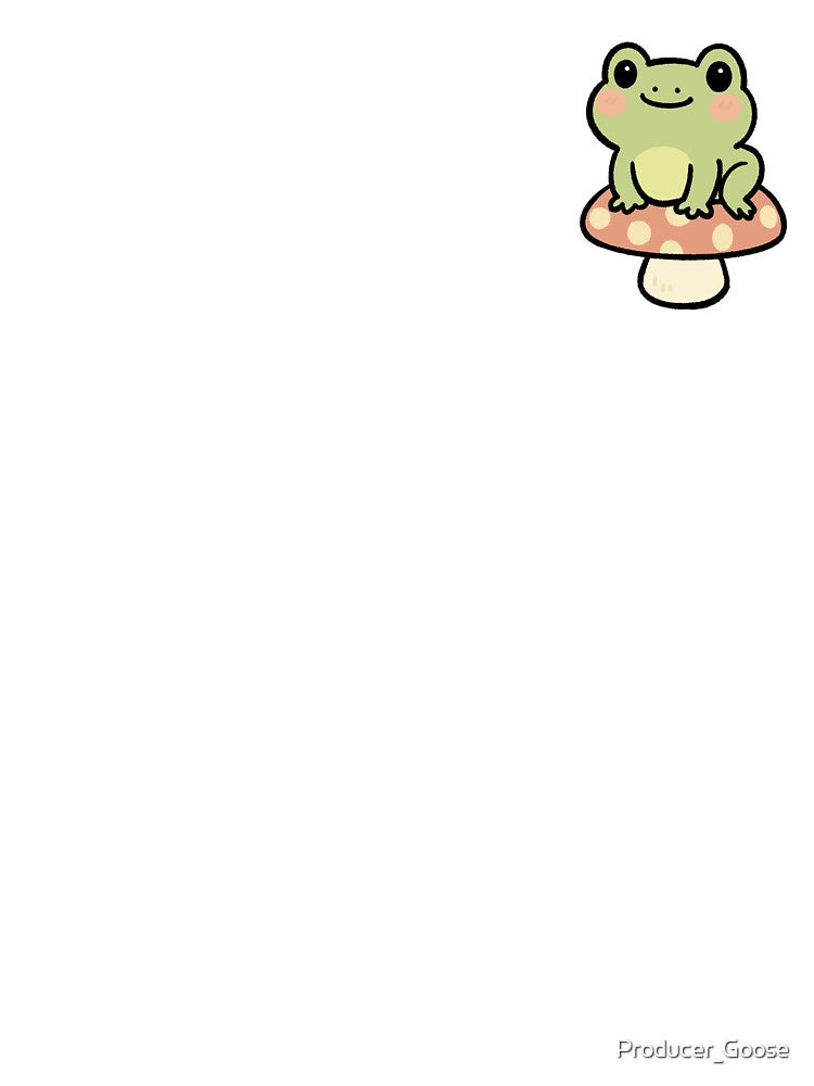 Frog on mushroom by Producer_Goose