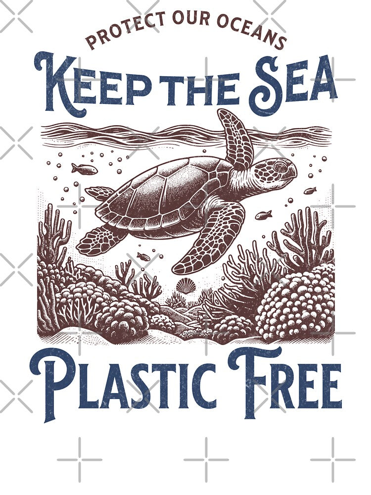 Keep the Sea Plastic Free | Ocean Conservation Design by FadedFrequency