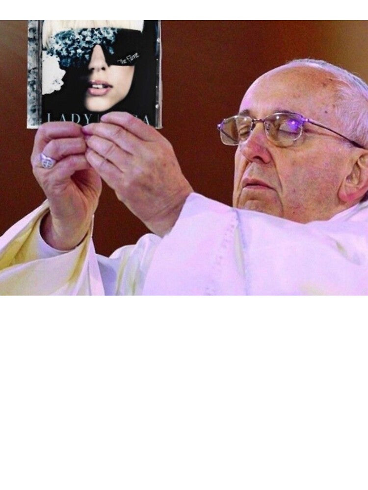 Pope loves Gaga by gene-viev