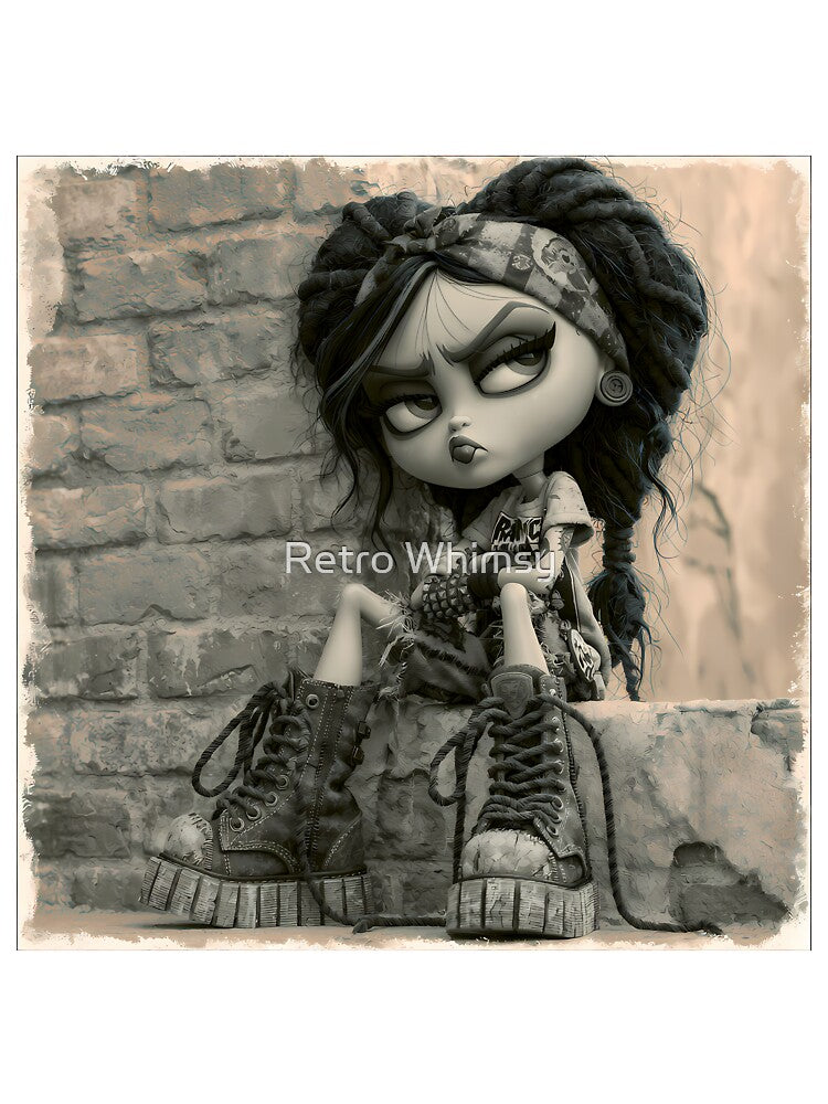 Grunge Girl Combat Boots by Retro Whimsy