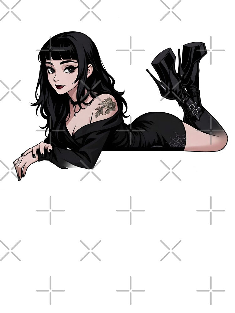 Chill Goth Girl by OH-MY-GOTH
