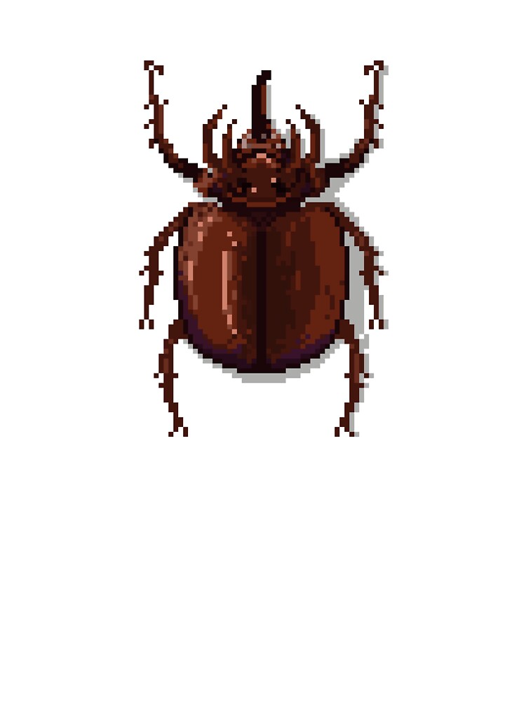 Pixel art beetle nº 012 by Kanistamps