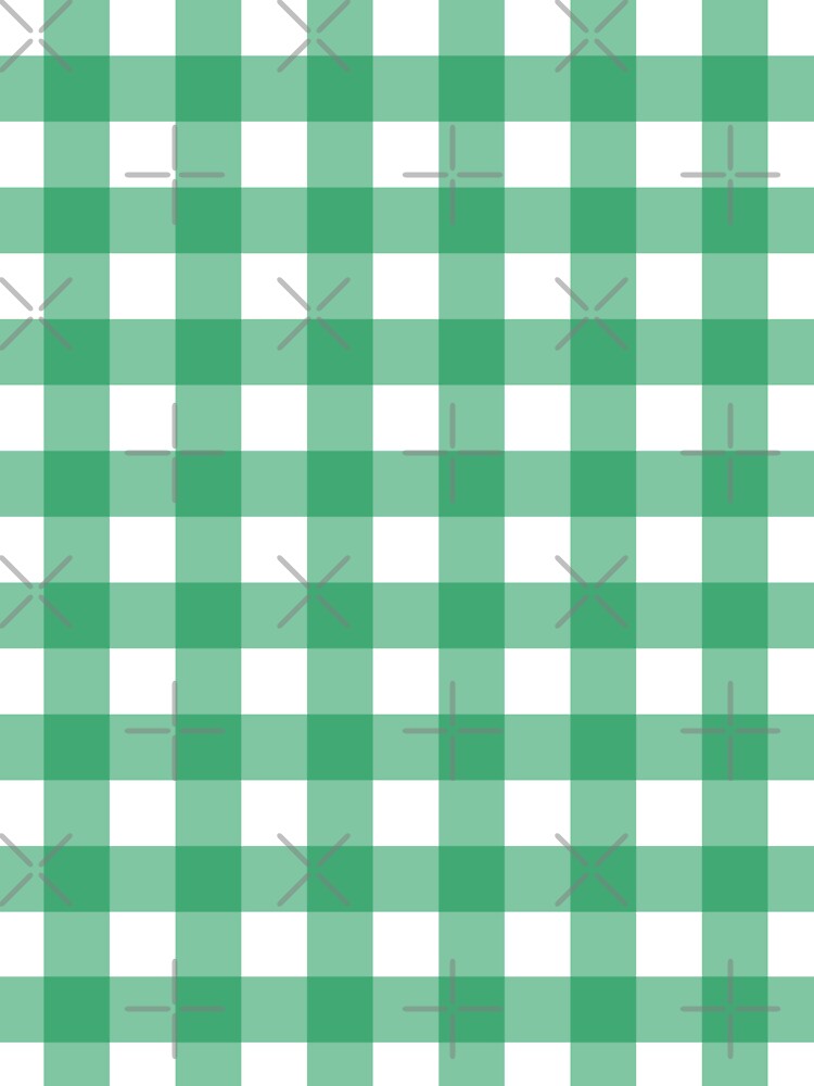 Green Gingham Pattern by Zaya_art