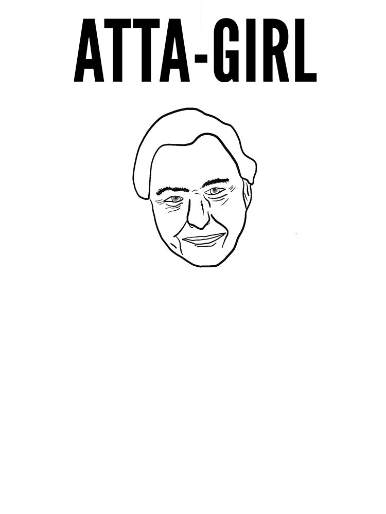 Atta-girl (David Attenborough) (sea green) by Attenborough_Fan