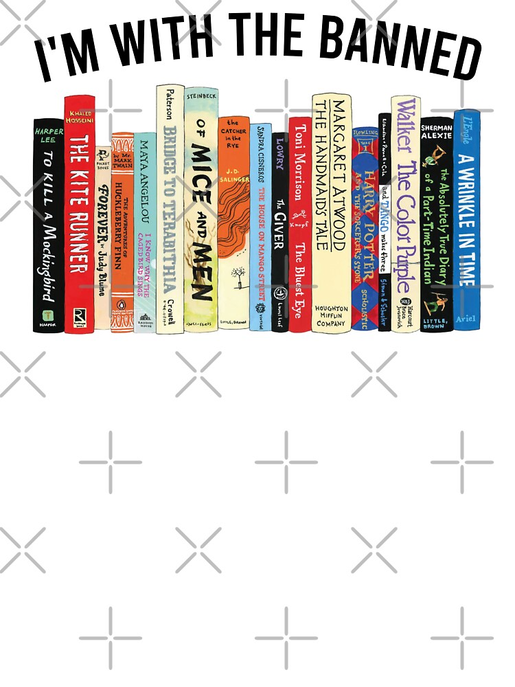 I'm With The Banned, Banned Books, Read Banned Books, Teacher Librarian Gift, Social Justice Bookish by MisterrAB