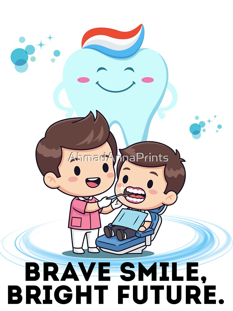Brave Smile Bright Future by AhmadAnnaPrints