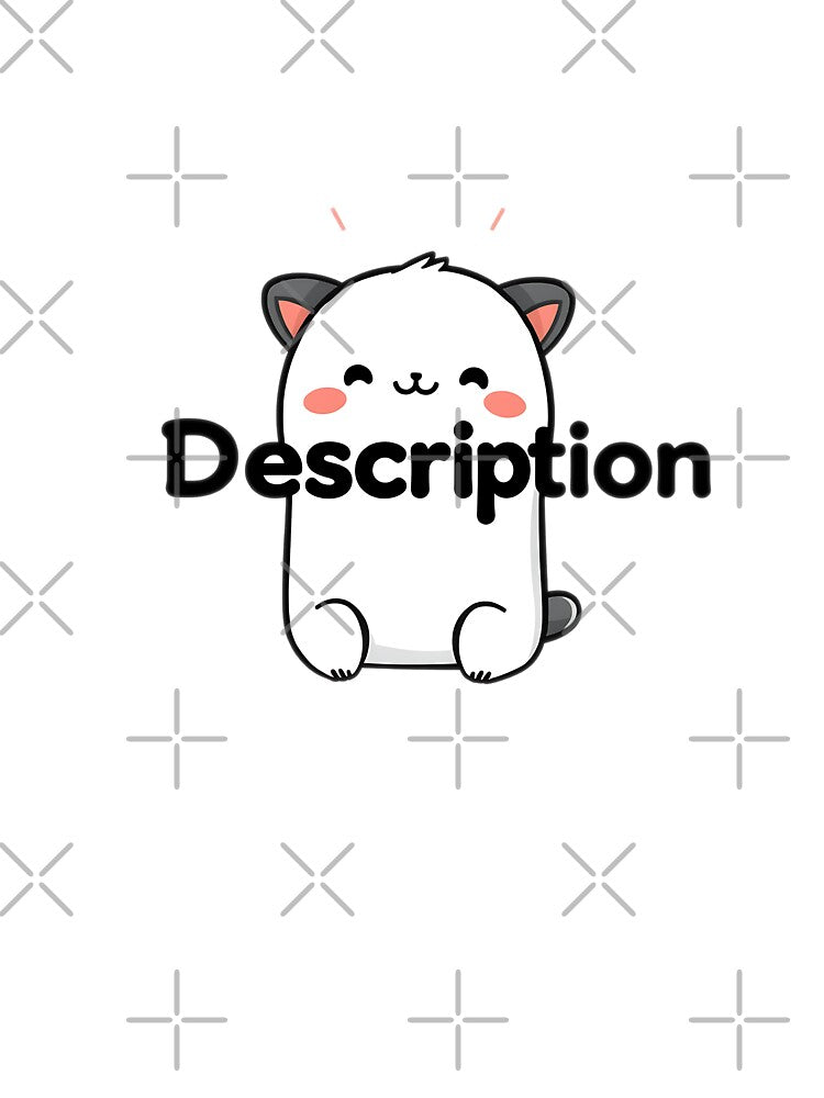Cute Cat Says Description by T-domain