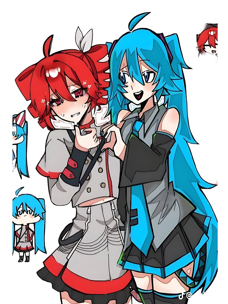 Kasane teto x miku by RadiantGraphics
