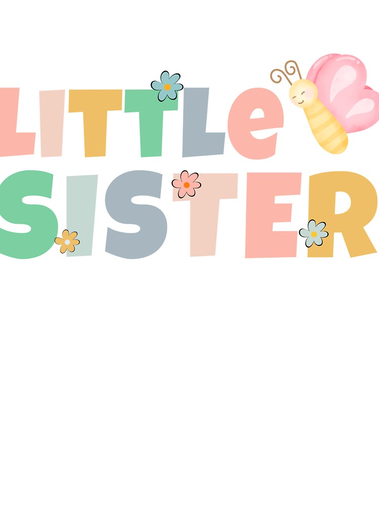 Little Sister, Pastel Color by FamilyGlowStore
