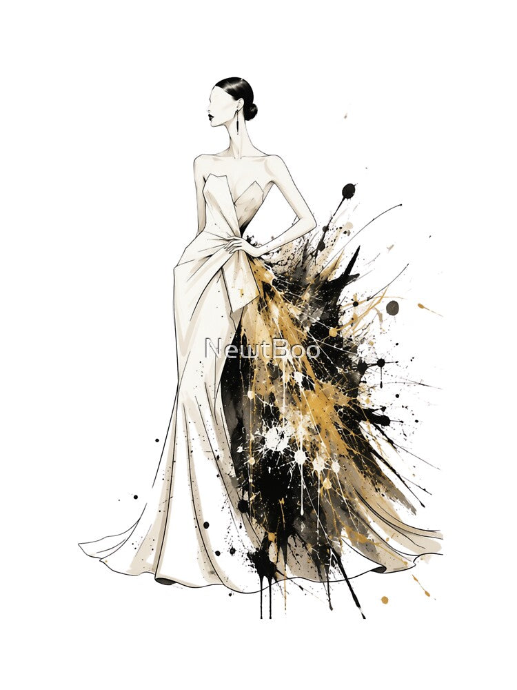 Elegant Street Art—Luxury in the Form of Street Art and gold. by NewtBoo