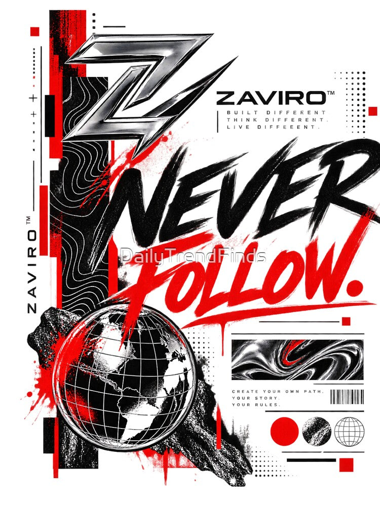 Never Follow Streetwear Statement** by DailyTrendFinds