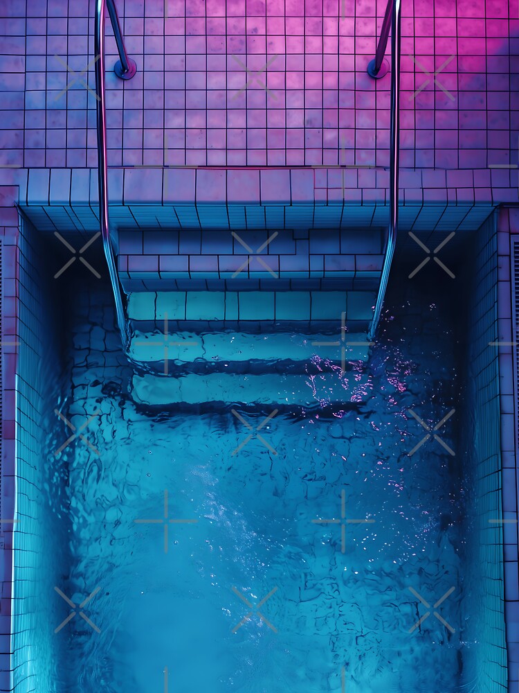 Dive Into Neon Depths by Viktor Surzhko