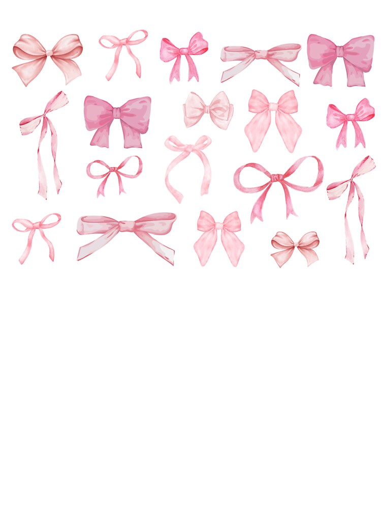 Pink Bow Collage by Ealasaid Grady-Harper