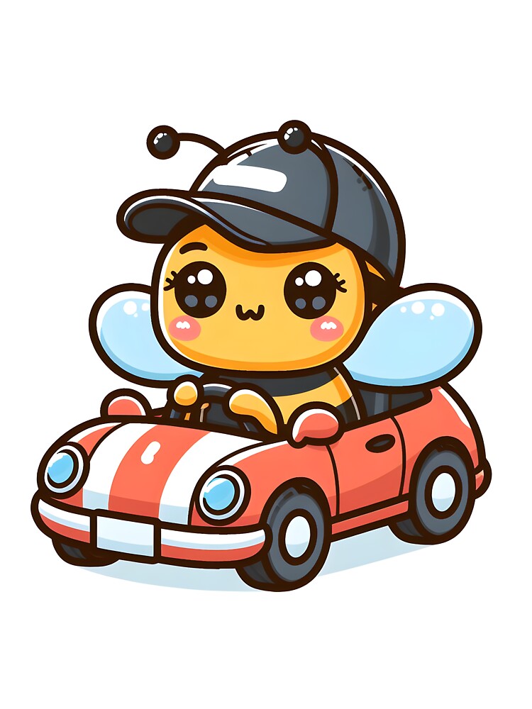 Kawaii Driver Bee by CanvasCutie