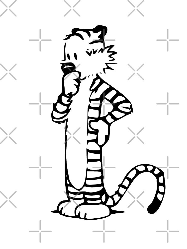 Calvin and Hobbes- Hobbes by FlowDesigns