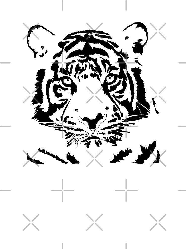 Tiger from the front by GENEST-V
