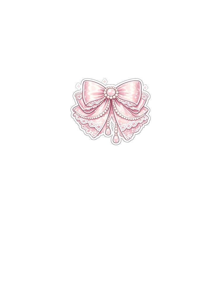 Cute Pink Coquette Bow Sticker by Chinnibujji