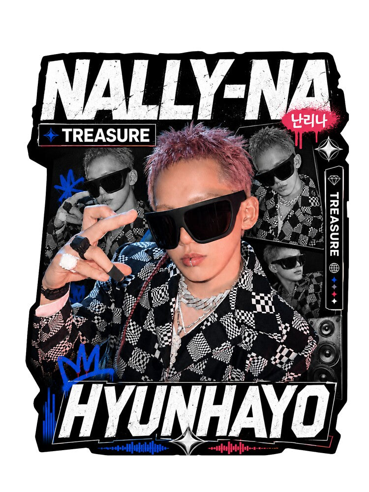 TREASURE NALLY-NA Hyunsuk Chrome Leader Kpop Shirt Design by Valeree Store