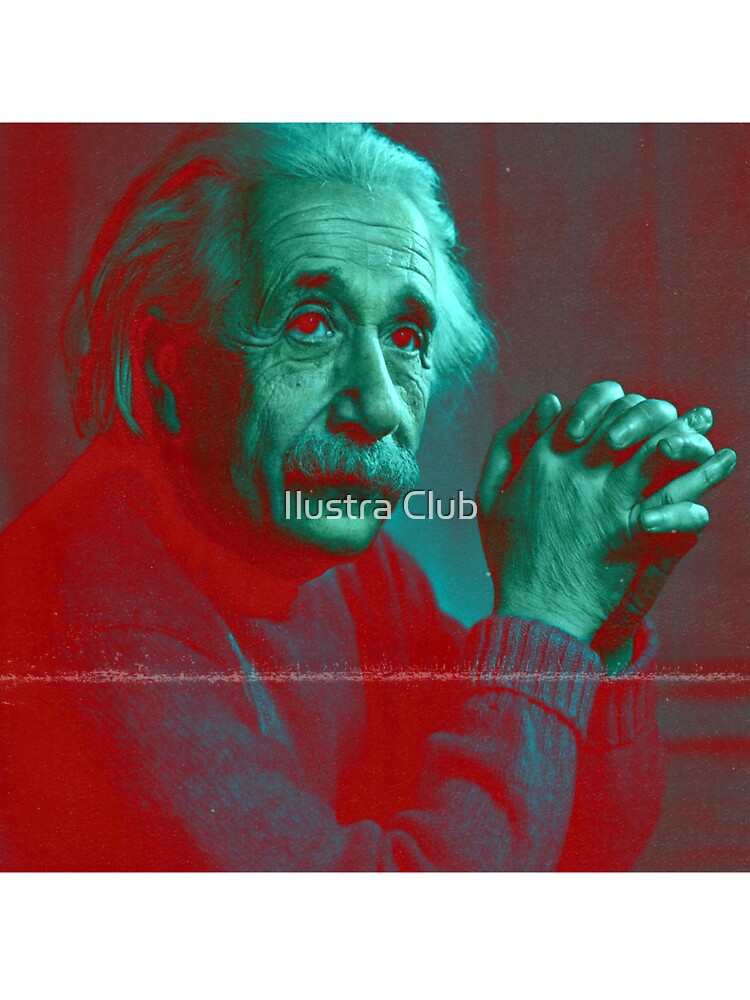 einstein aesthetic art by Ilustra Club