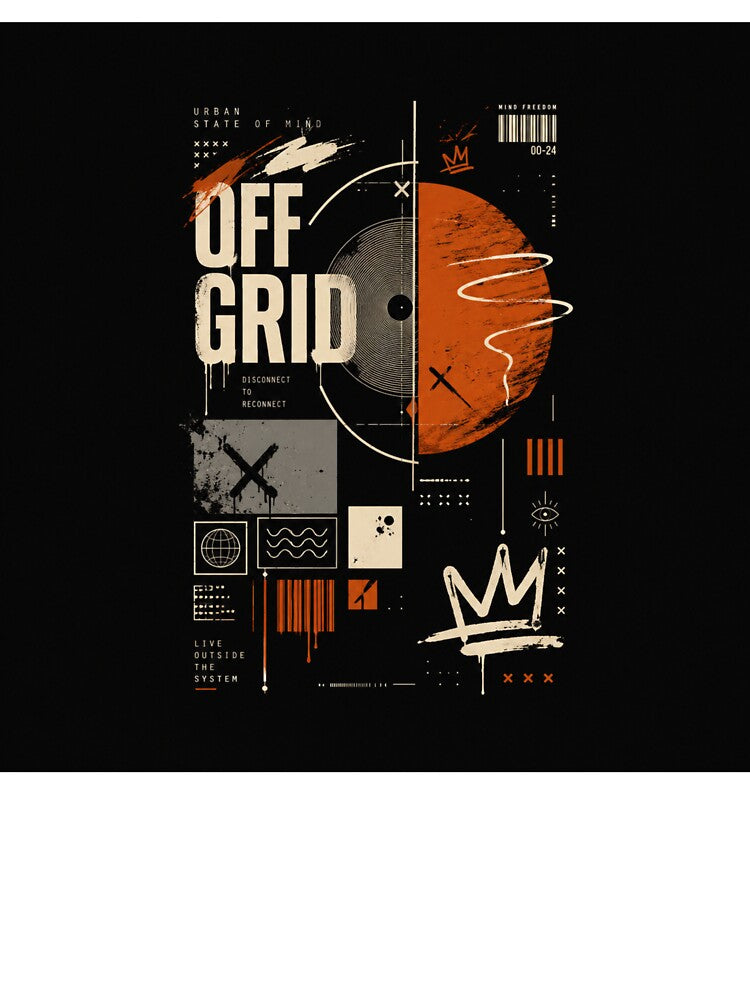 Off Grid Urban Streetwear Graphic by VYBORA Studio