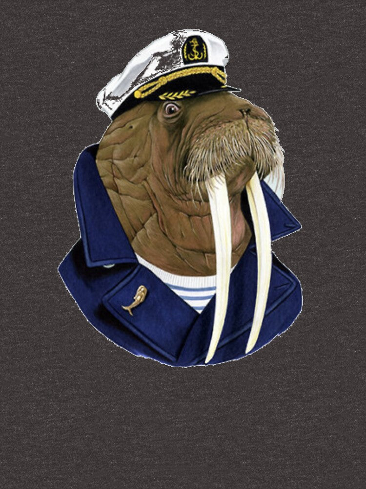 Walrus - Walrus Shirt - Walrus Painting - Walrus Lovers - Walrus Drawing - Walrus Art - Funny Walrus by Galvanized