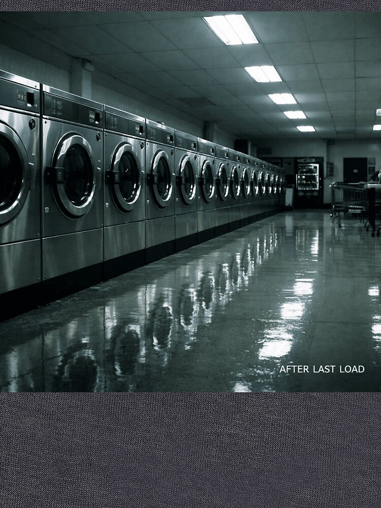 AFTER LAST LOAD — Liminal Laundromat Night Graphic Tee by POD DYNASTY | Original Print On Demand T-Shirt Graphics