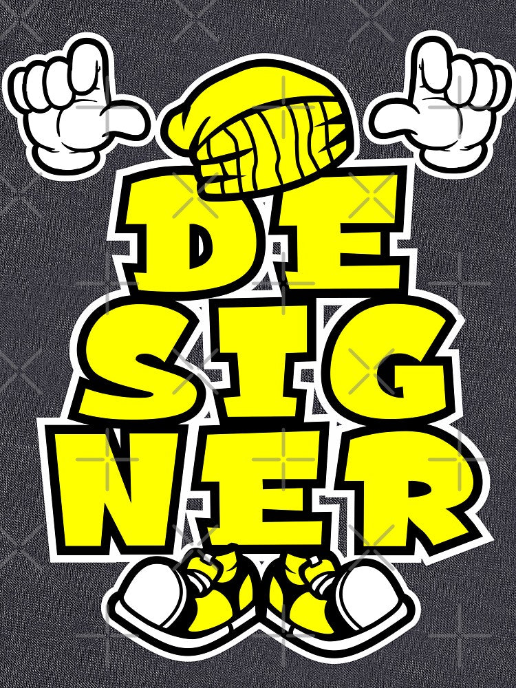 Designer - PROFESSIONS typography Character Bold Funny by NFTWords