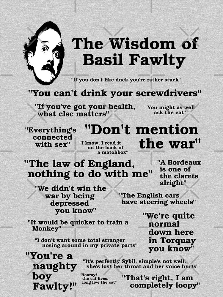 Fawlty Towers -The Wisdom of Basil Fawlty by Tom Newberry