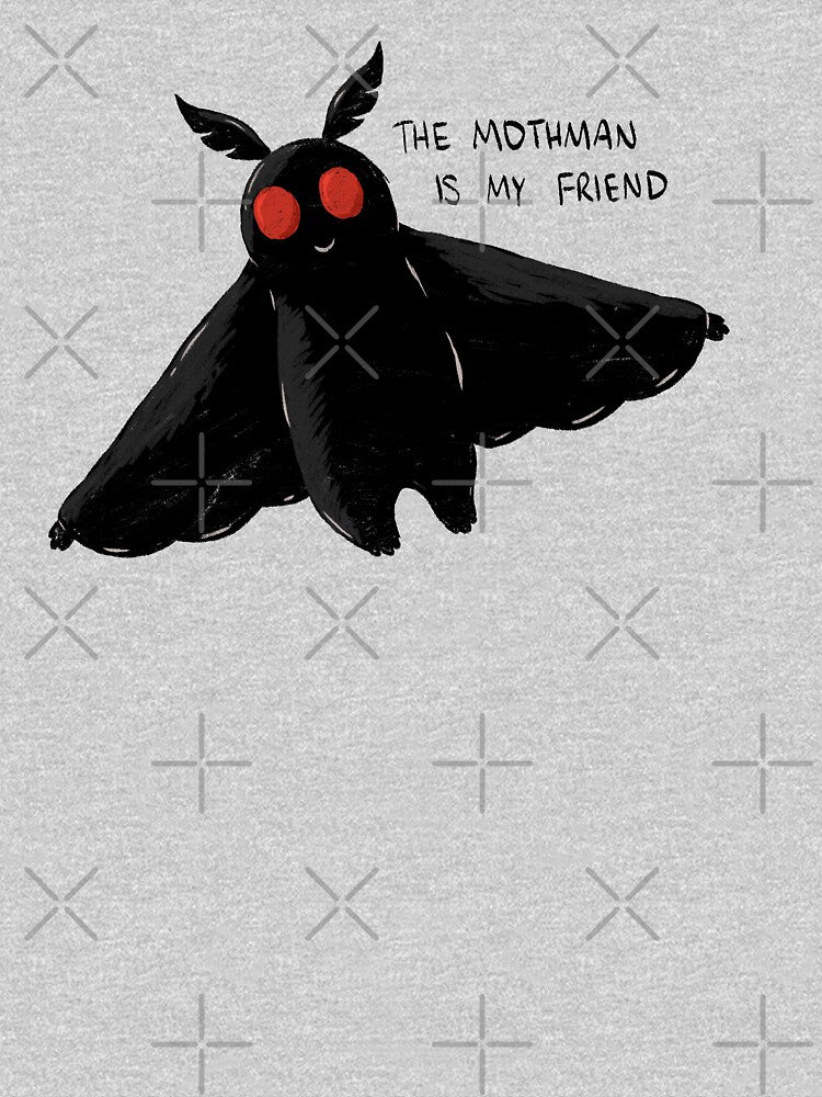 Mothman is My Friend by Jess McGarity Art