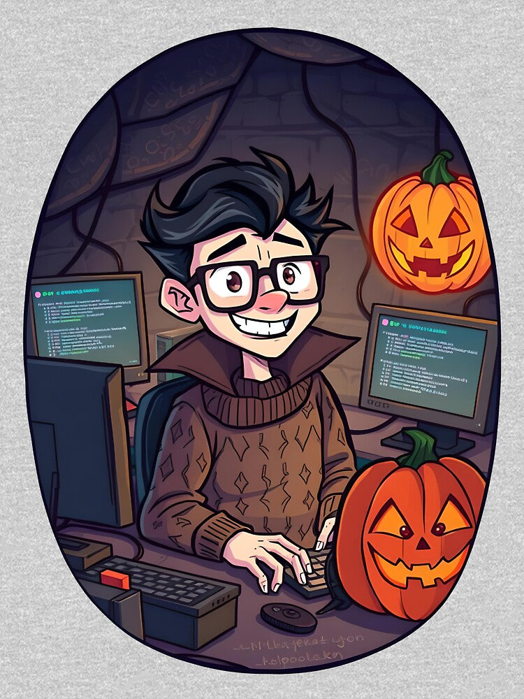 Halloween computer Geek 02 by kjp-design