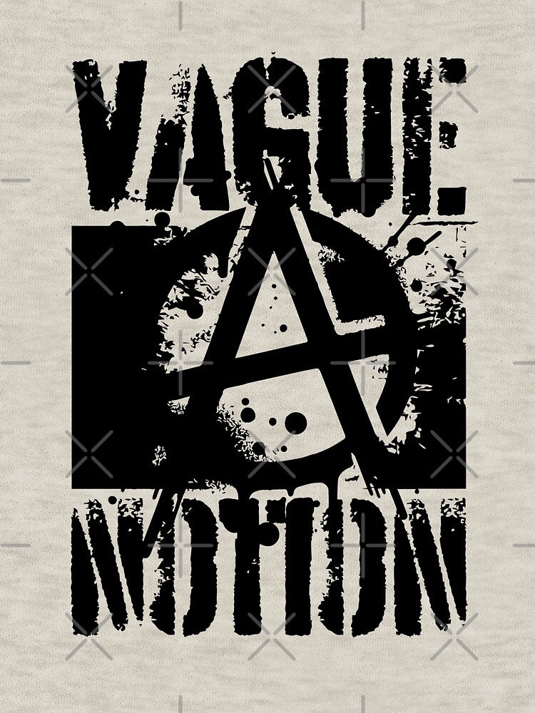 vague notion anarchy t-shirt by GEEZER