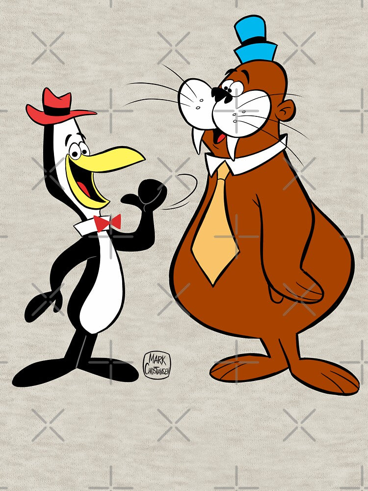 Tennessee Tuxedo and Chumley by MARKSCARTOONART