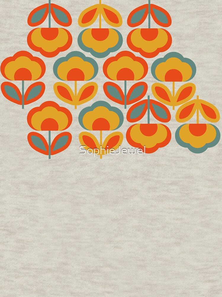 Retro flowers by SophieJewel