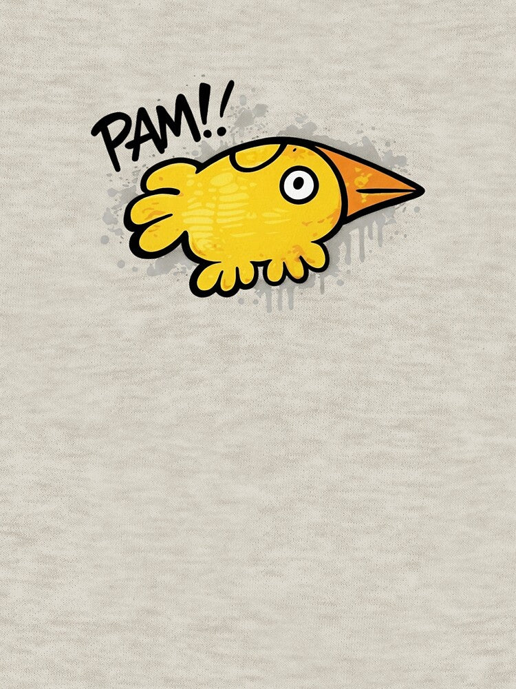 Yellow Pam Graffiti Bird | Melbourne Street Art Inspired by DoodleAndTextS